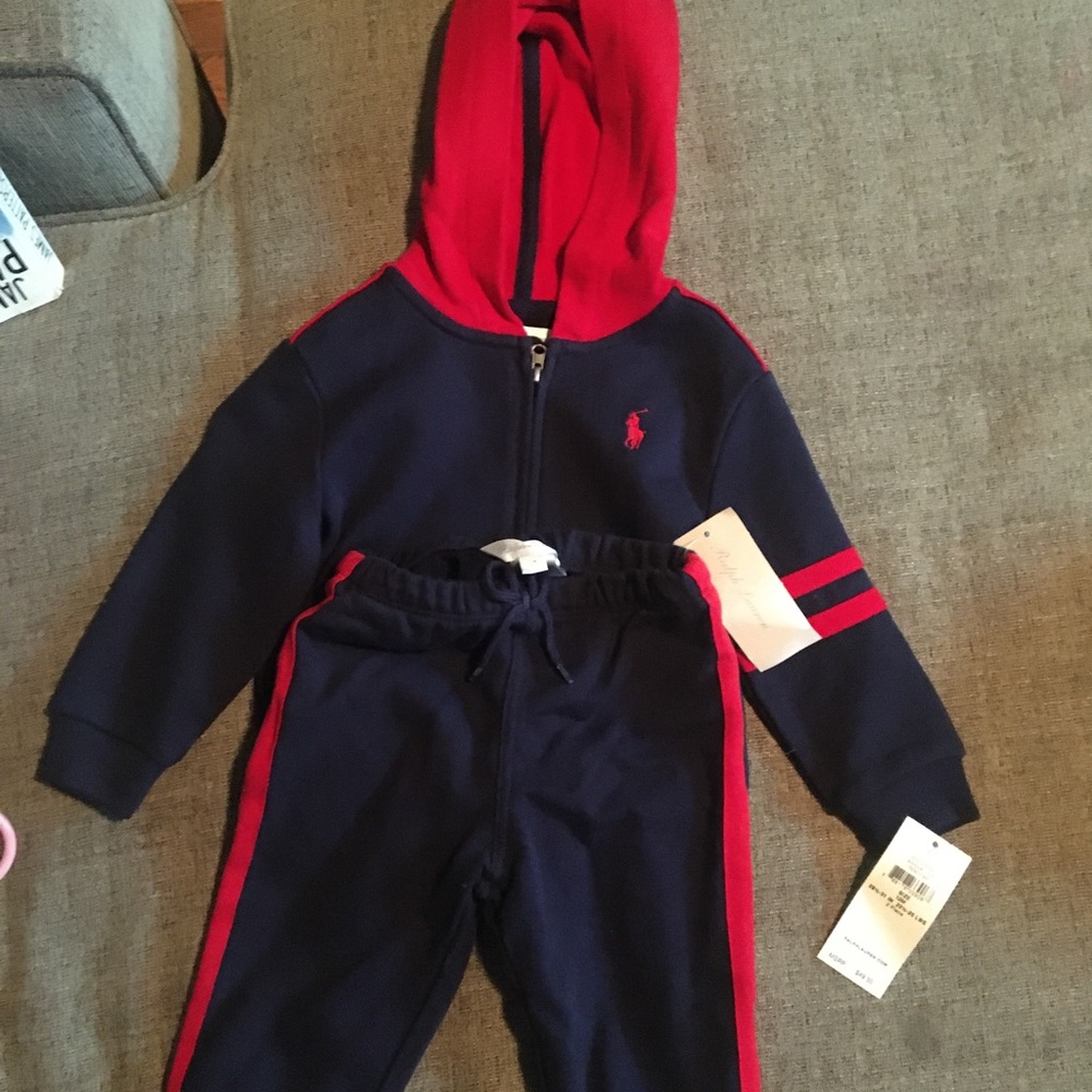 12month Ralph Lauren sweat suit